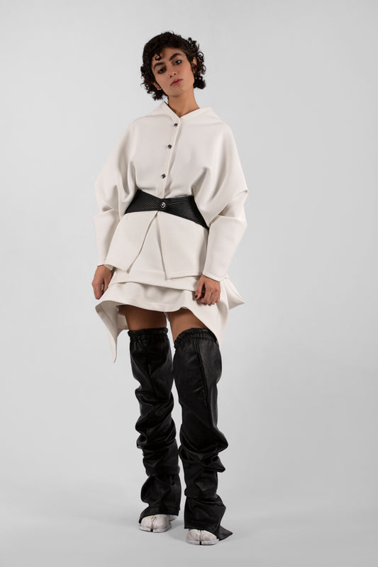 Gathered Leg Sleeve - Black