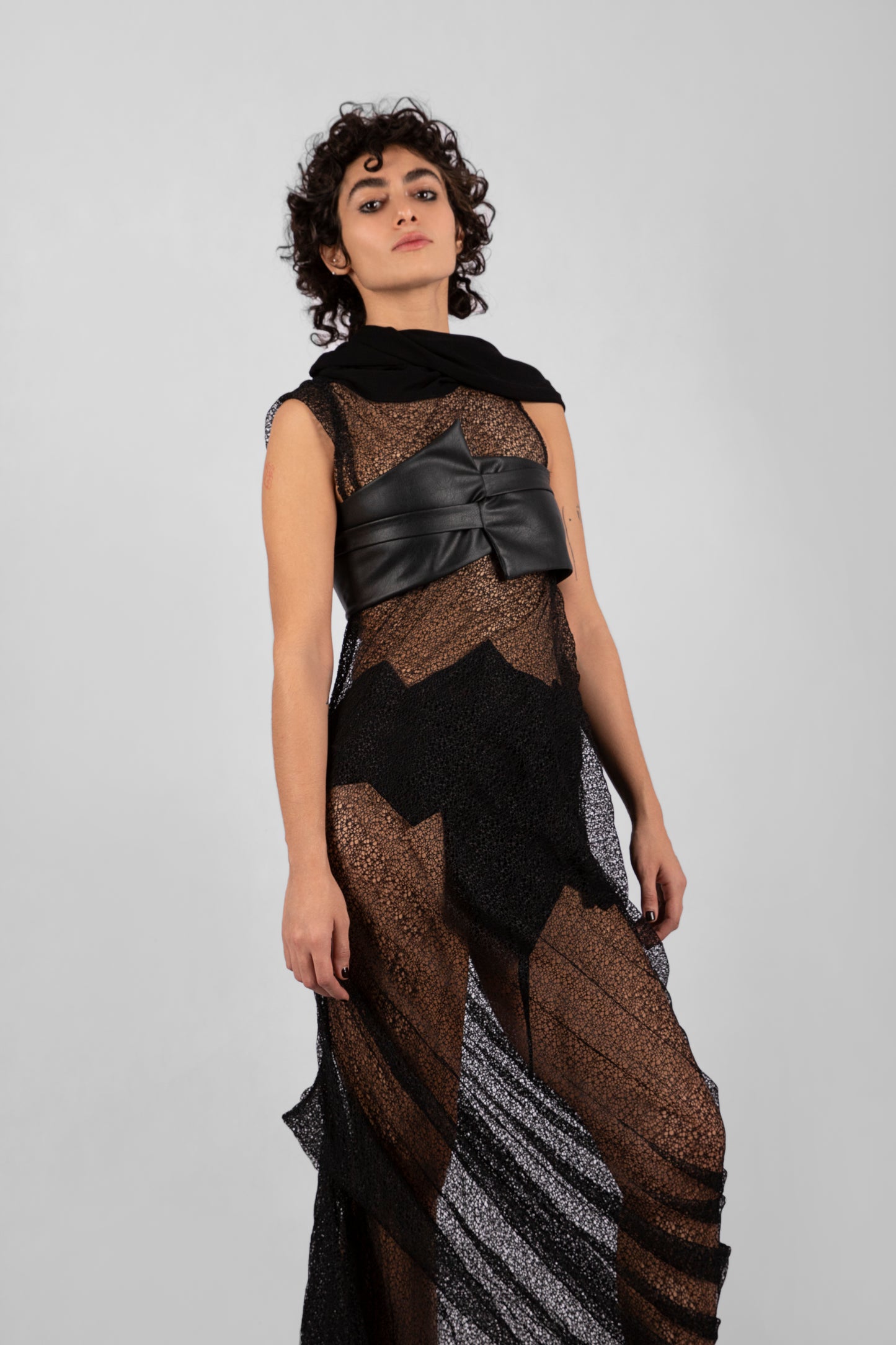 Cascade Dress - Black