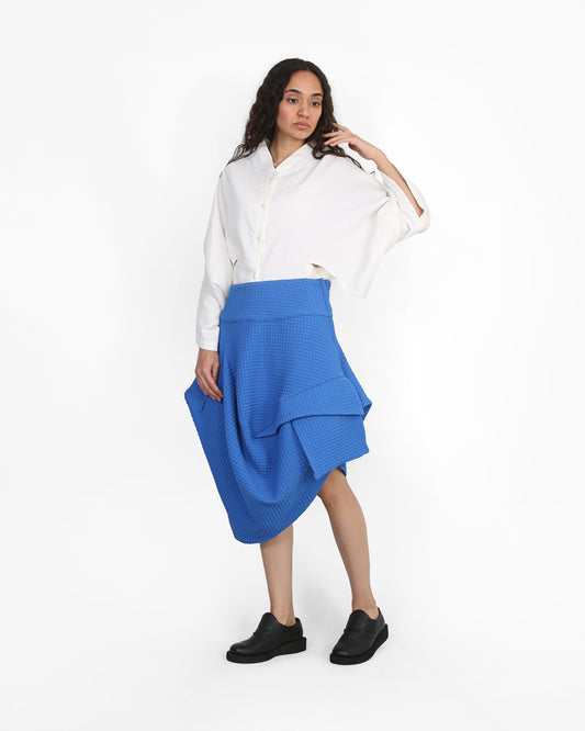 Wave Skirt - Blue