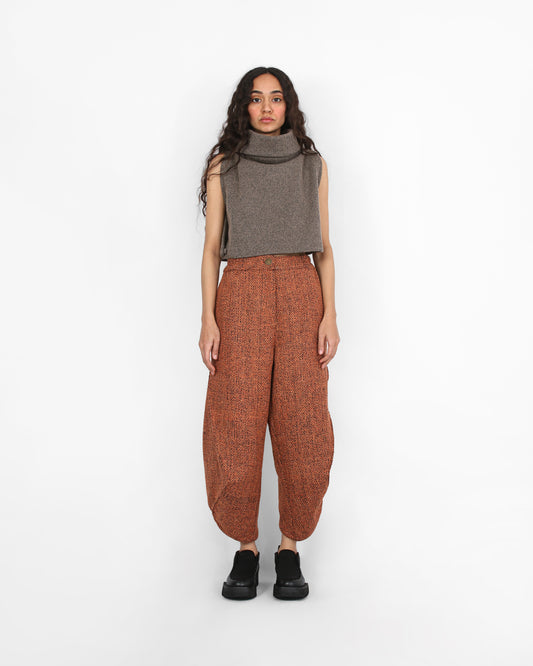 Echo Cowl Top - Khaki