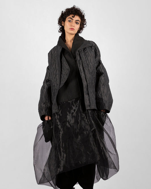 Enfold Coat - Black