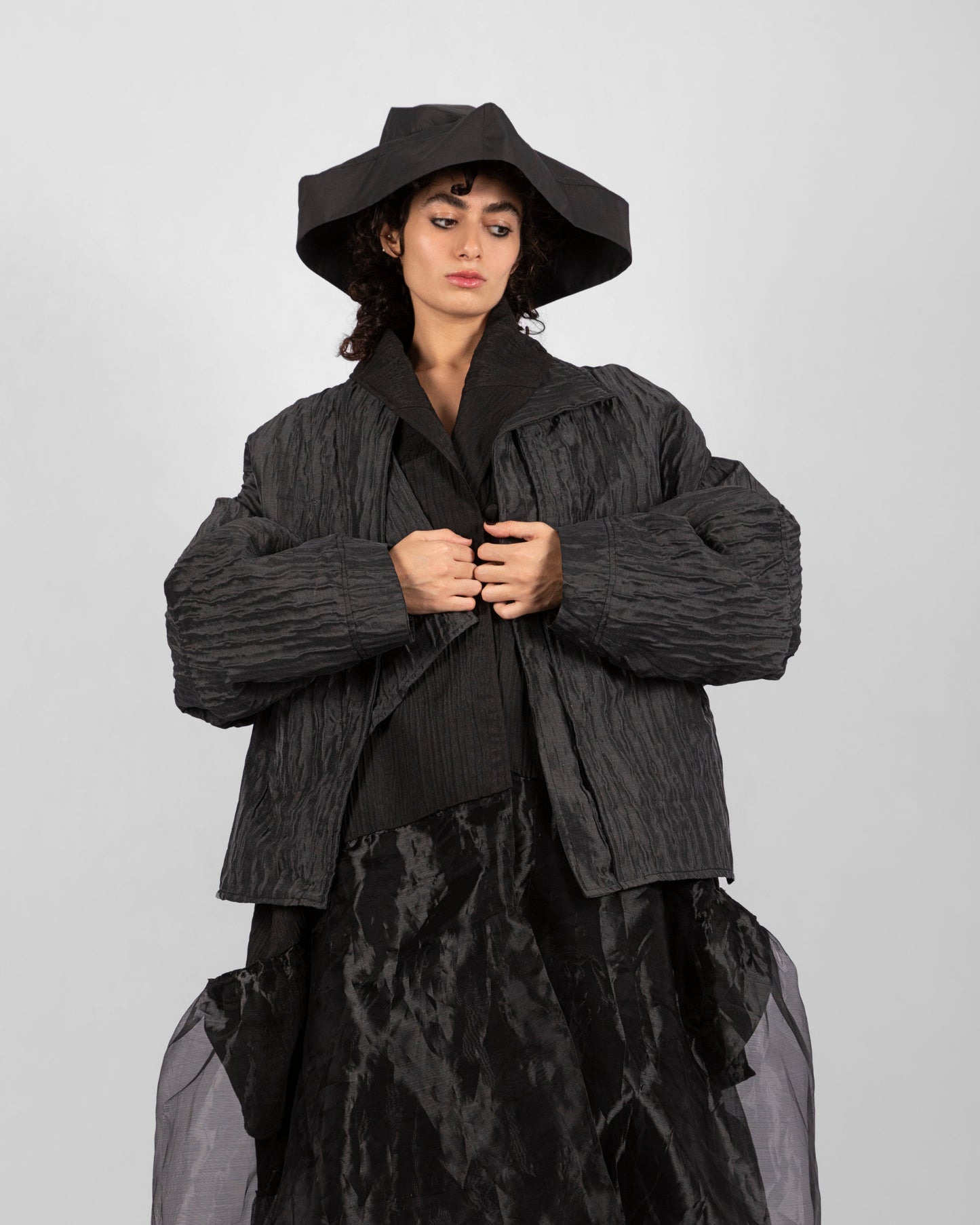 Enfold Coat - Black
