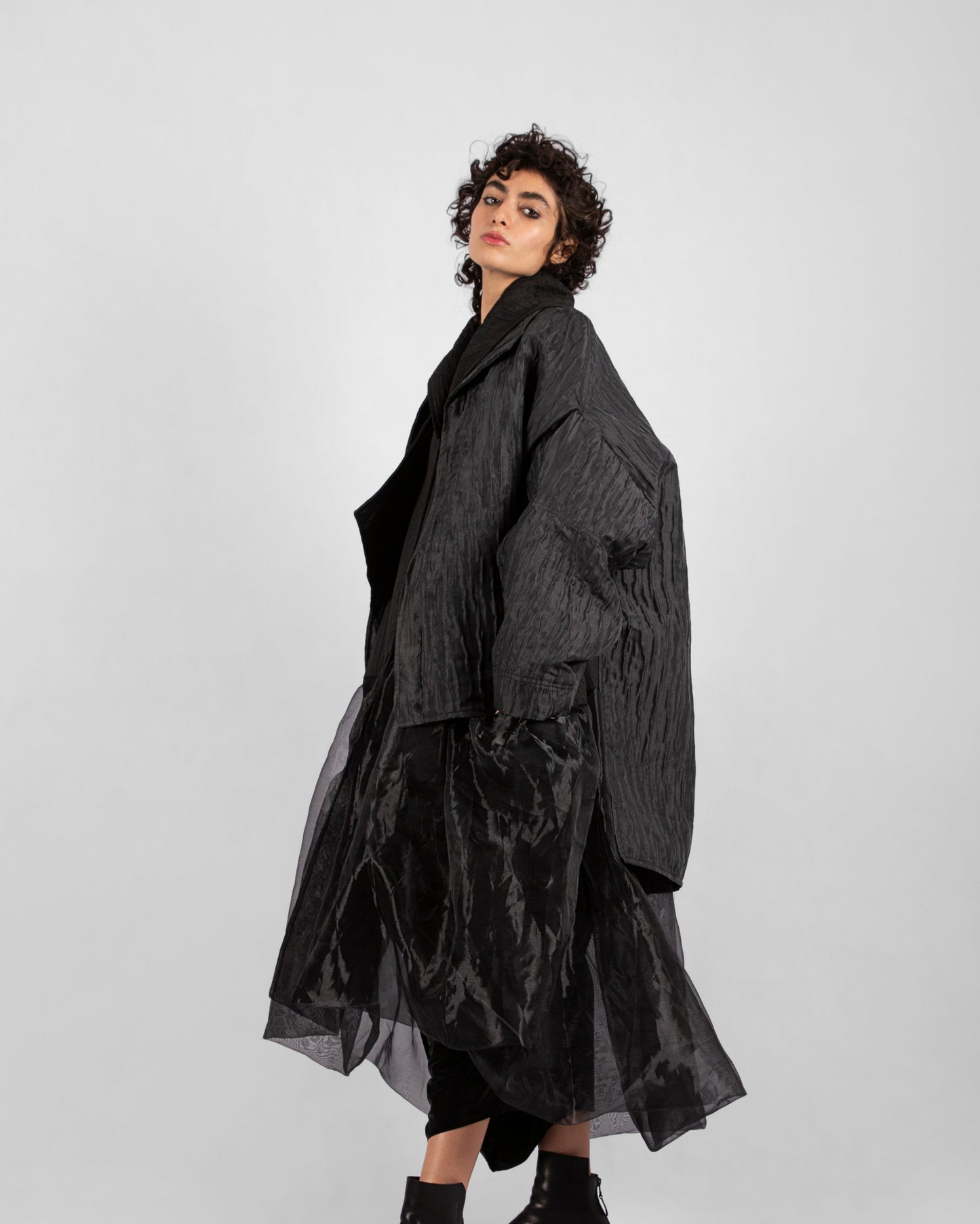 Enfold Coat - Black