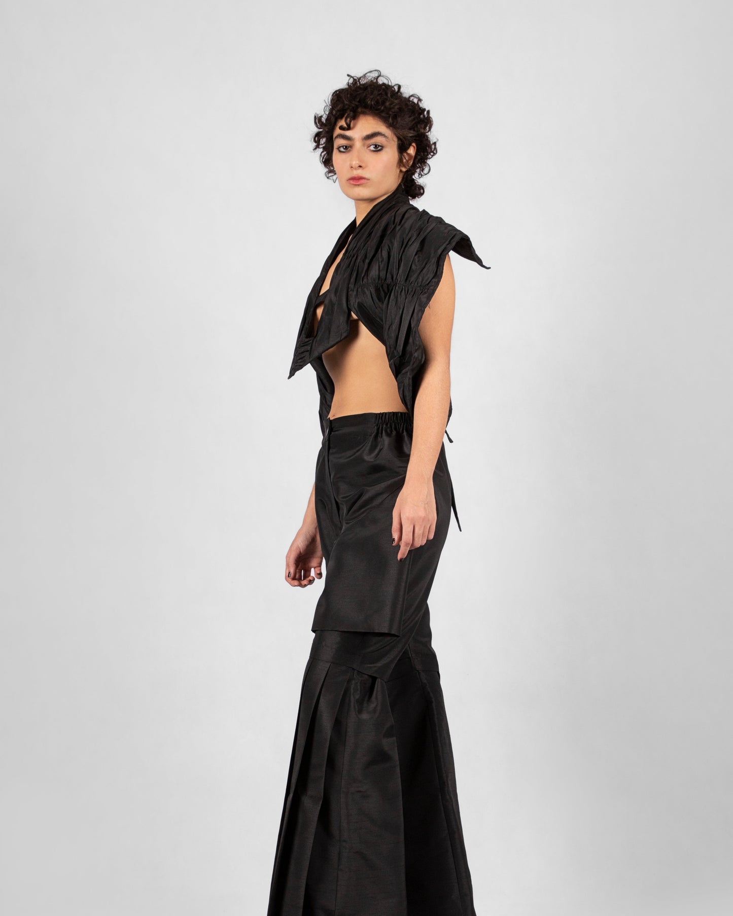Shell Top/Vest - Black