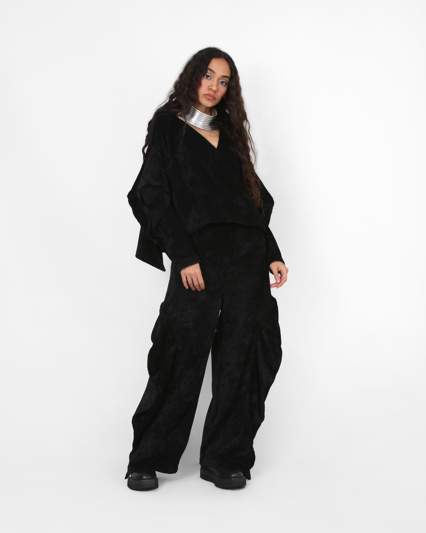 Orbit Pants - Black Velvet
