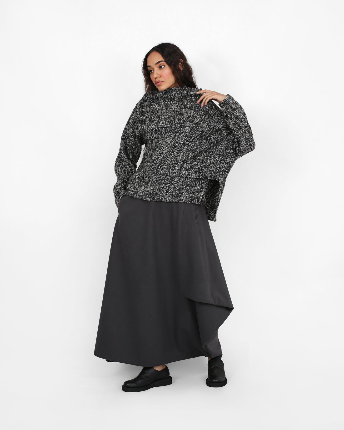 Whisper Skirt Pants - Charcoal Gortex