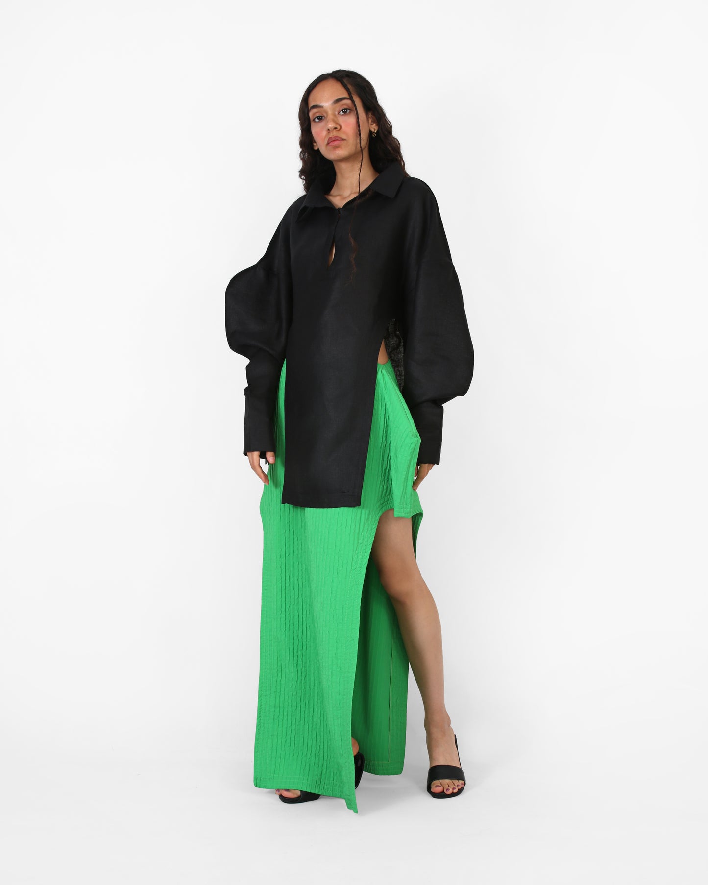 Void & Flow Skirt - Green