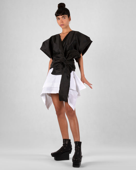 Grace Coat / Blouse - Black
