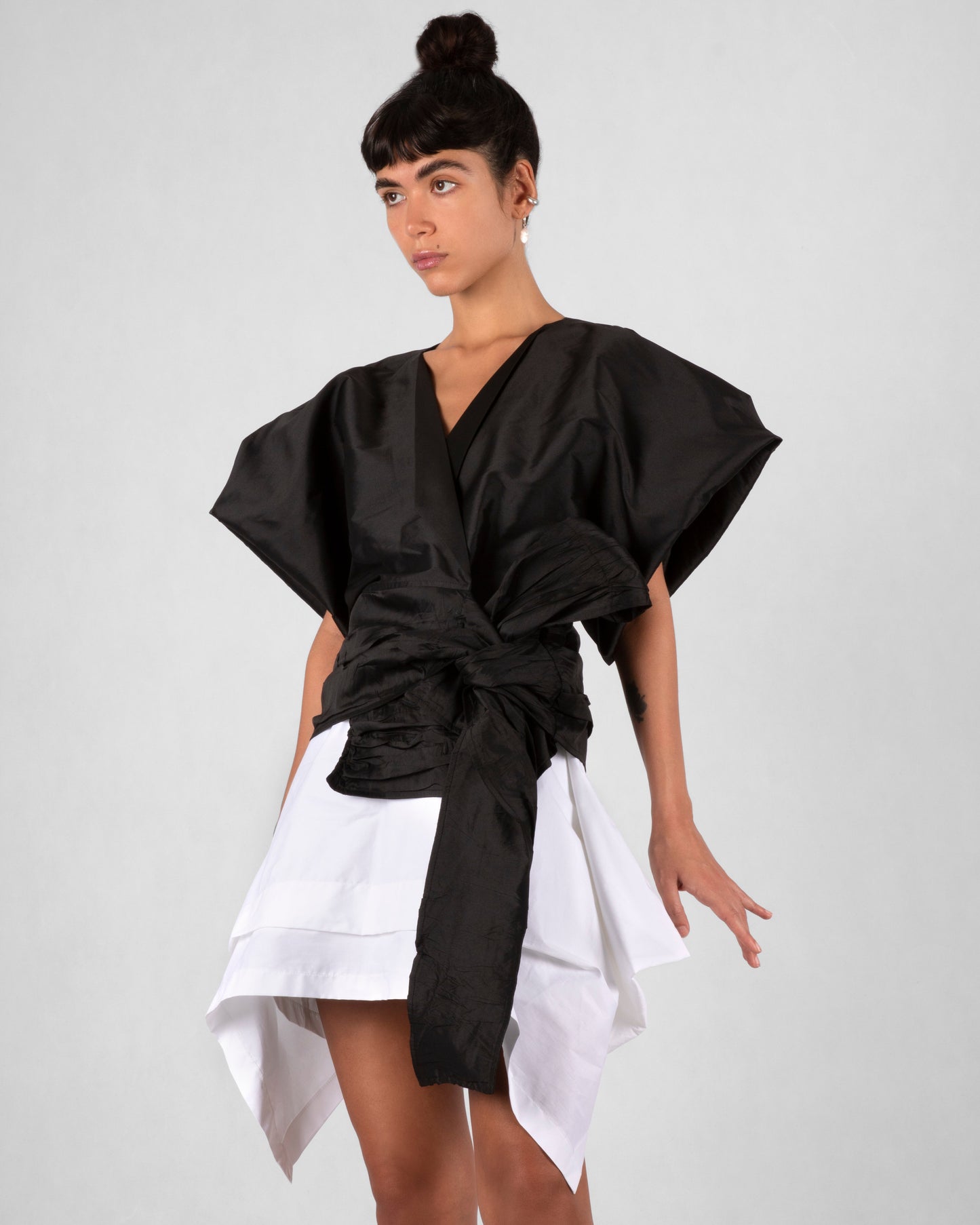 Grace Coat / Blouse - Black