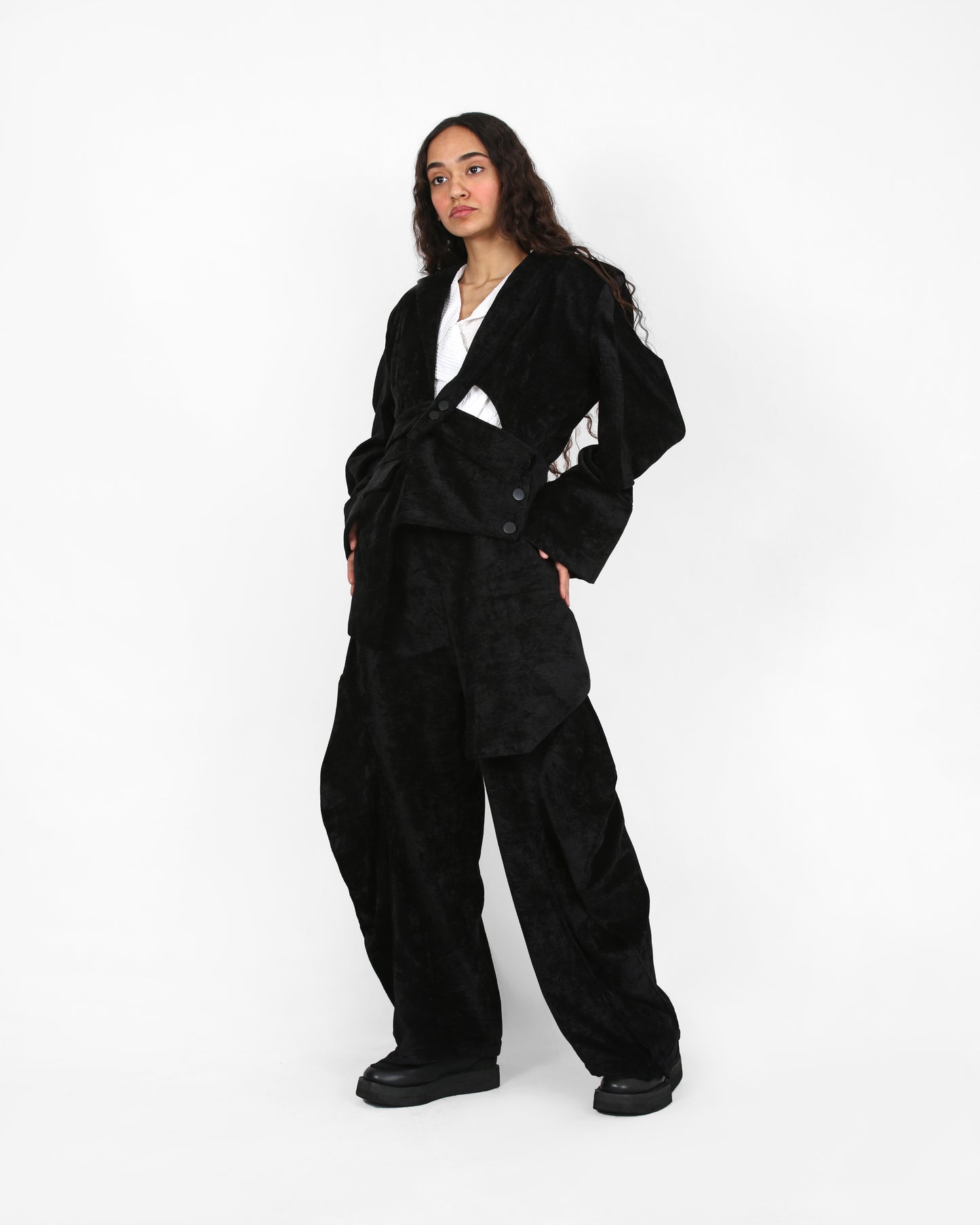 Obsidian Coat - Black Velvet