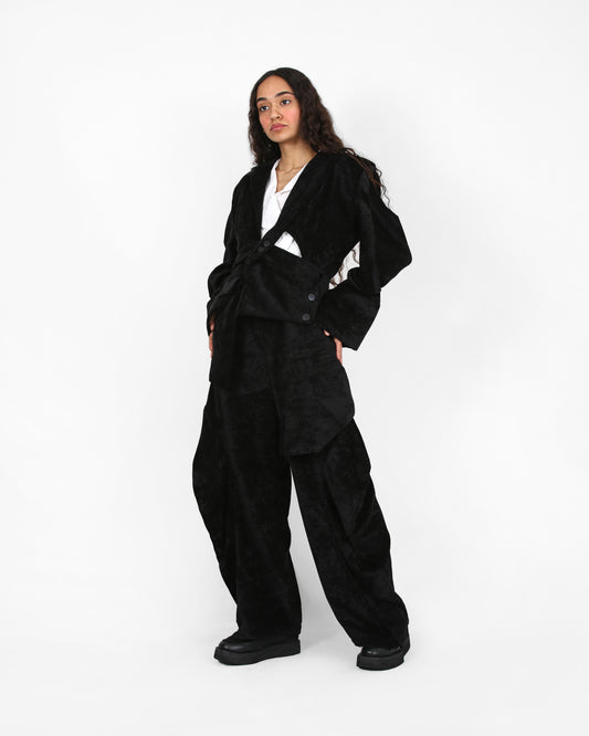 Obsidian Coat - Black Velvet