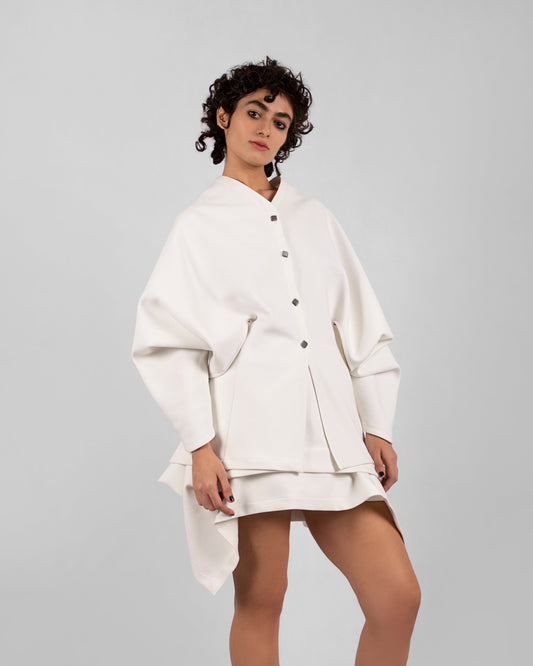Crystalline Shirt - Off White Cashmere