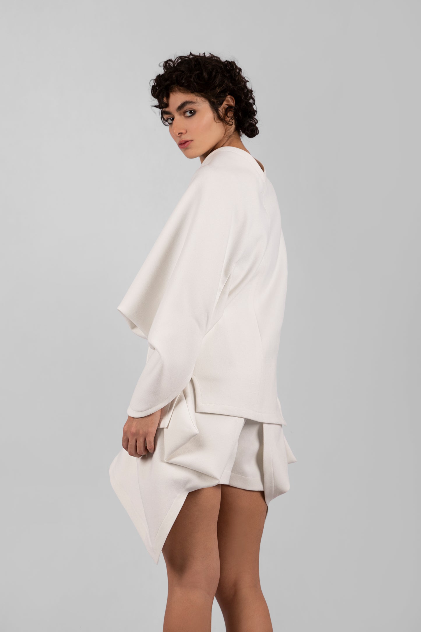 Crystalline Shirt - Off White Cashmere