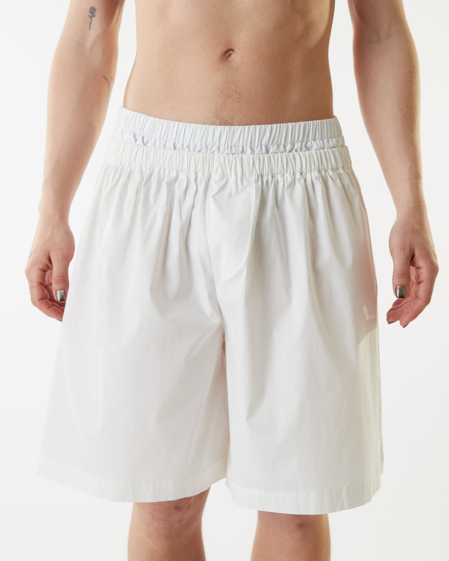 Christine Boxer Shorts- White