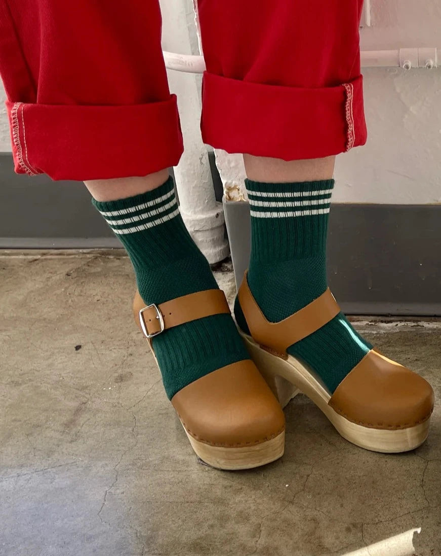 Girlfriend Socks - Hunter Green