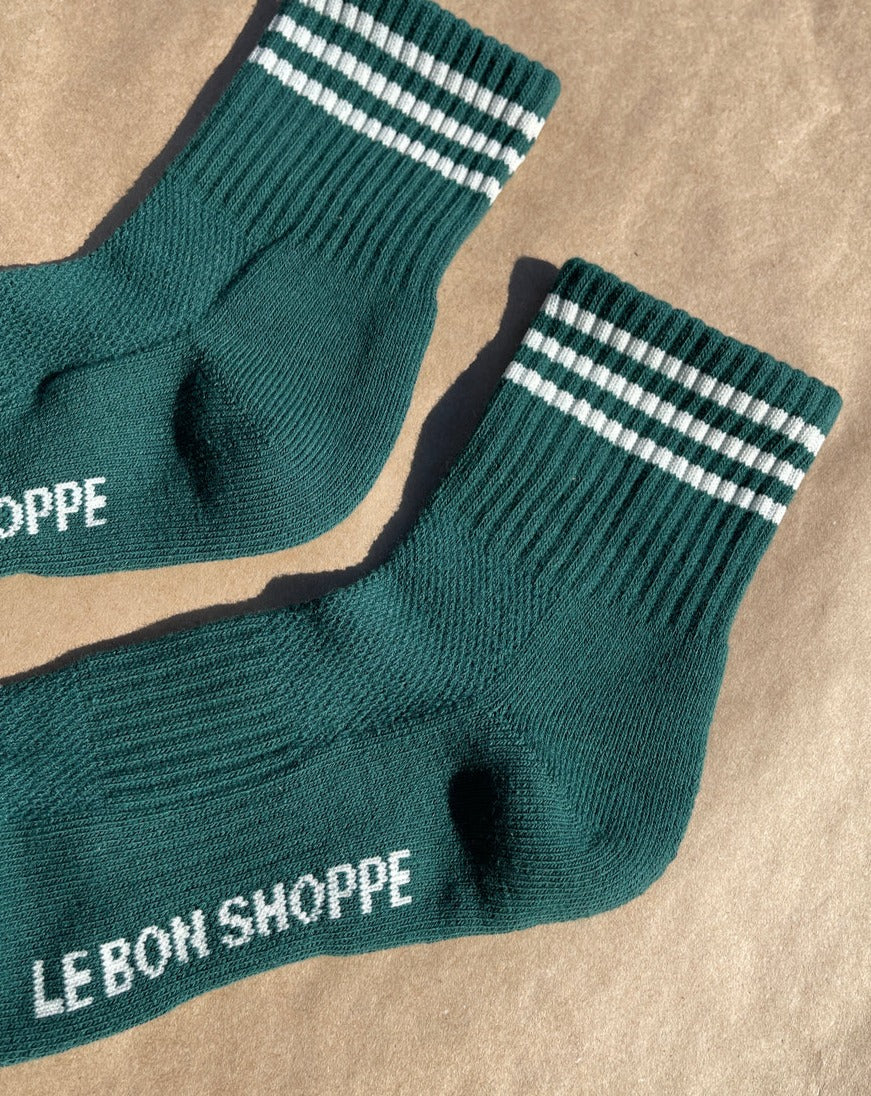 Girlfriend Socks - Hunter Green