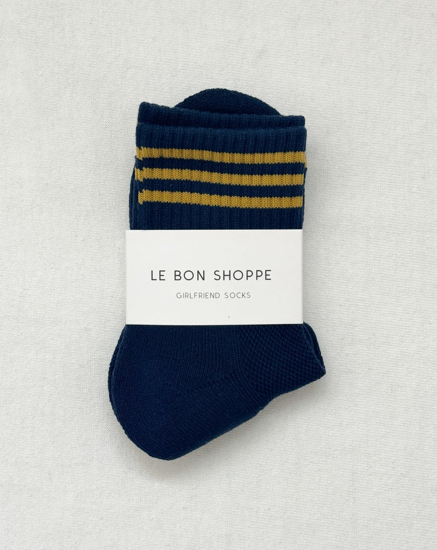 Girlfriend Socks - Navy