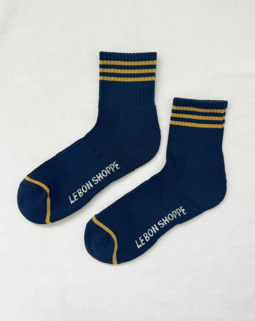 Girlfriend Socks - Navy