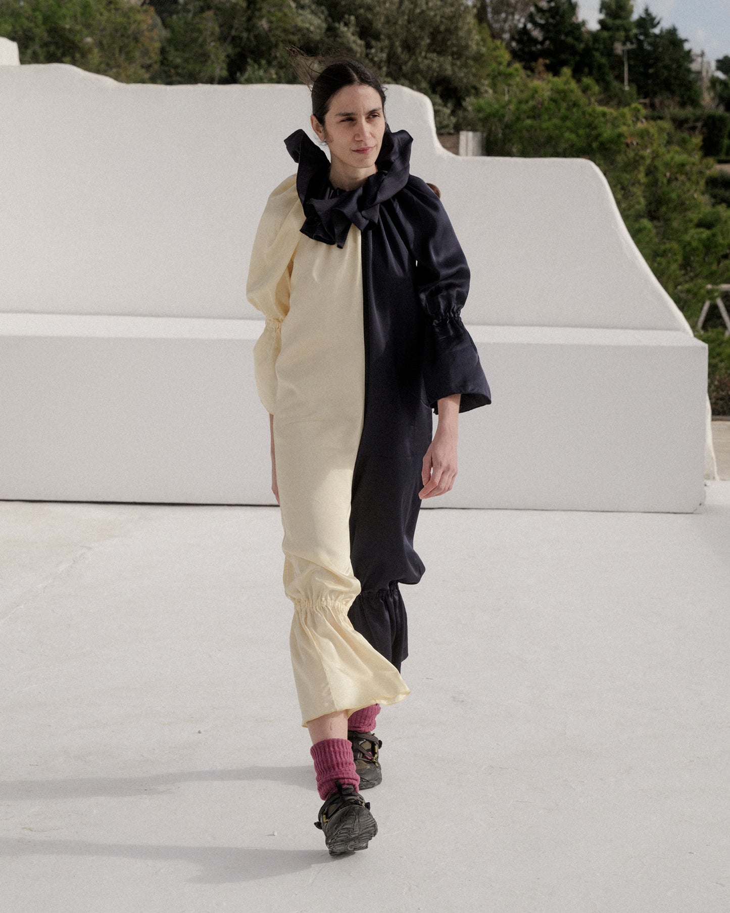 Suzanne Jumpsuit- Blue Black Yellow