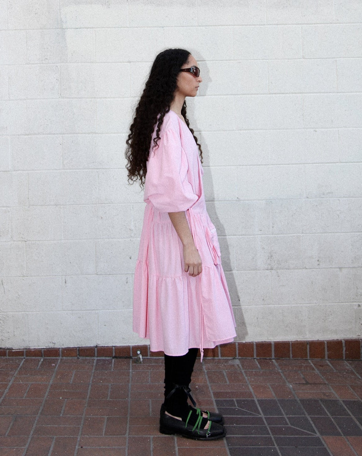 Utility Wrap Dress - Ballet Pink