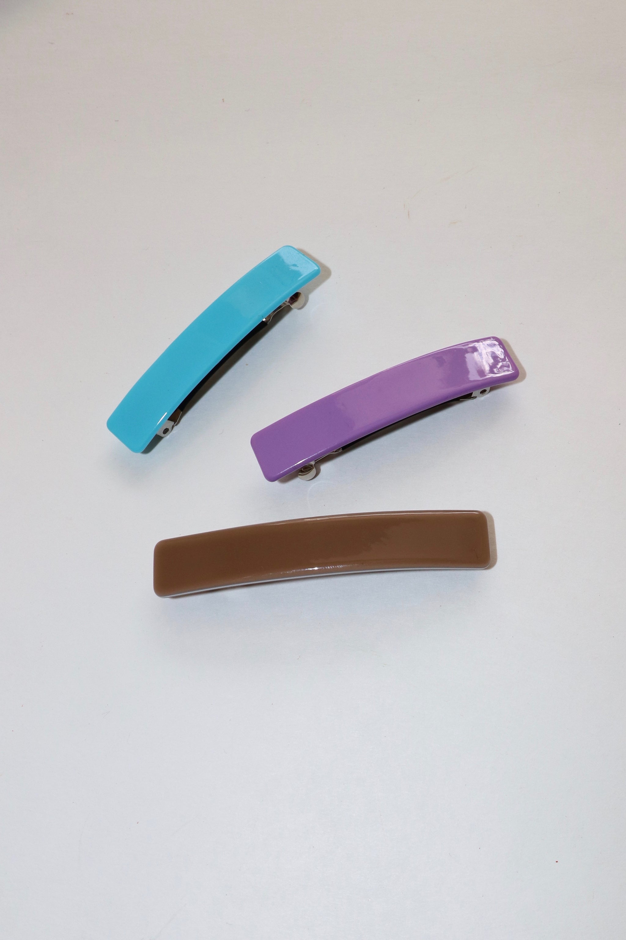 Taupe Valet hair barrette available at Ease Toronto