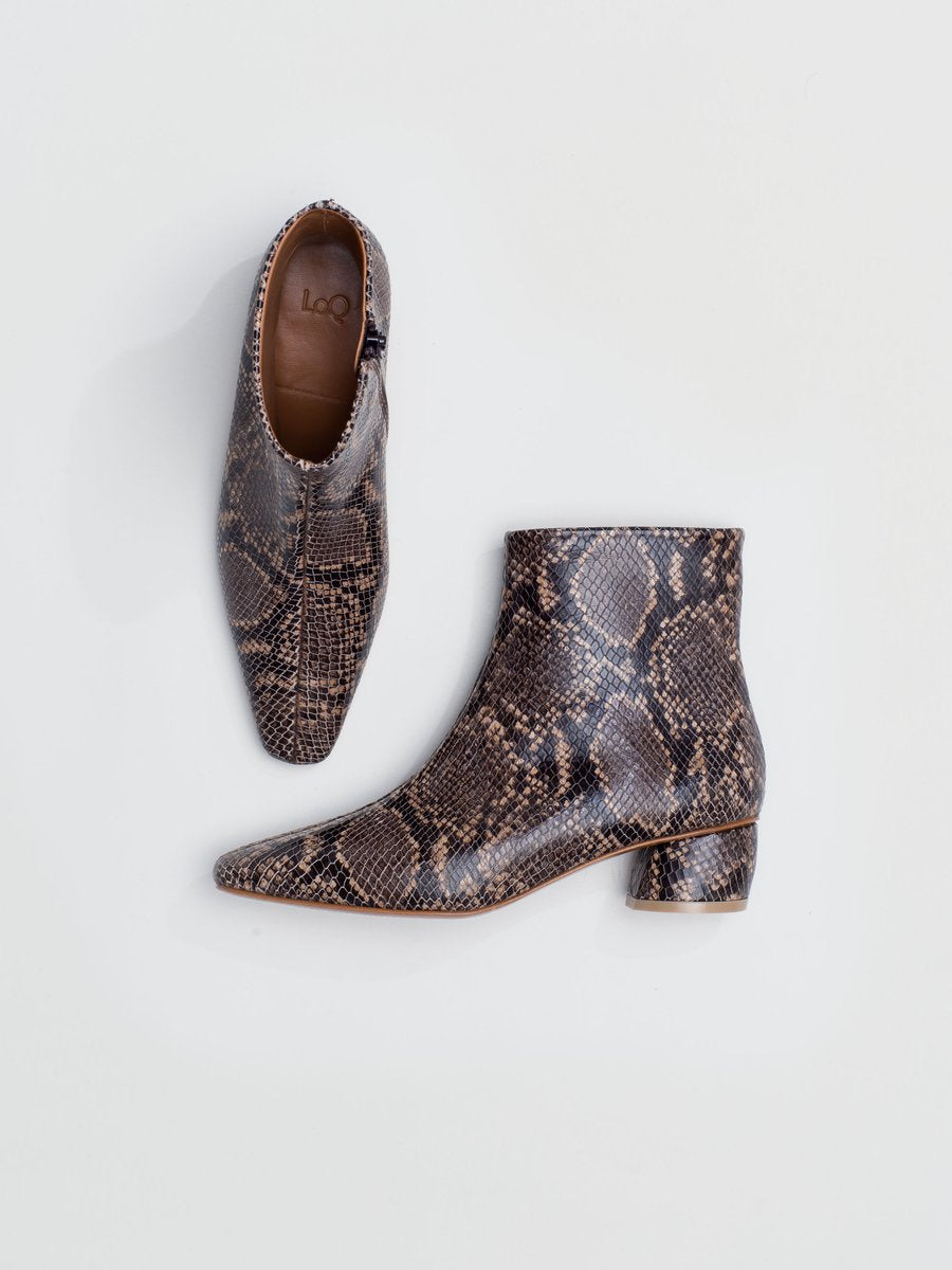 Matea Boot - Mink Python