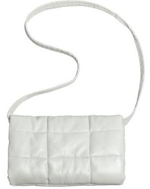 CLYDE Muff Bag in Bone Lambskin. Available at EASE Toronto.