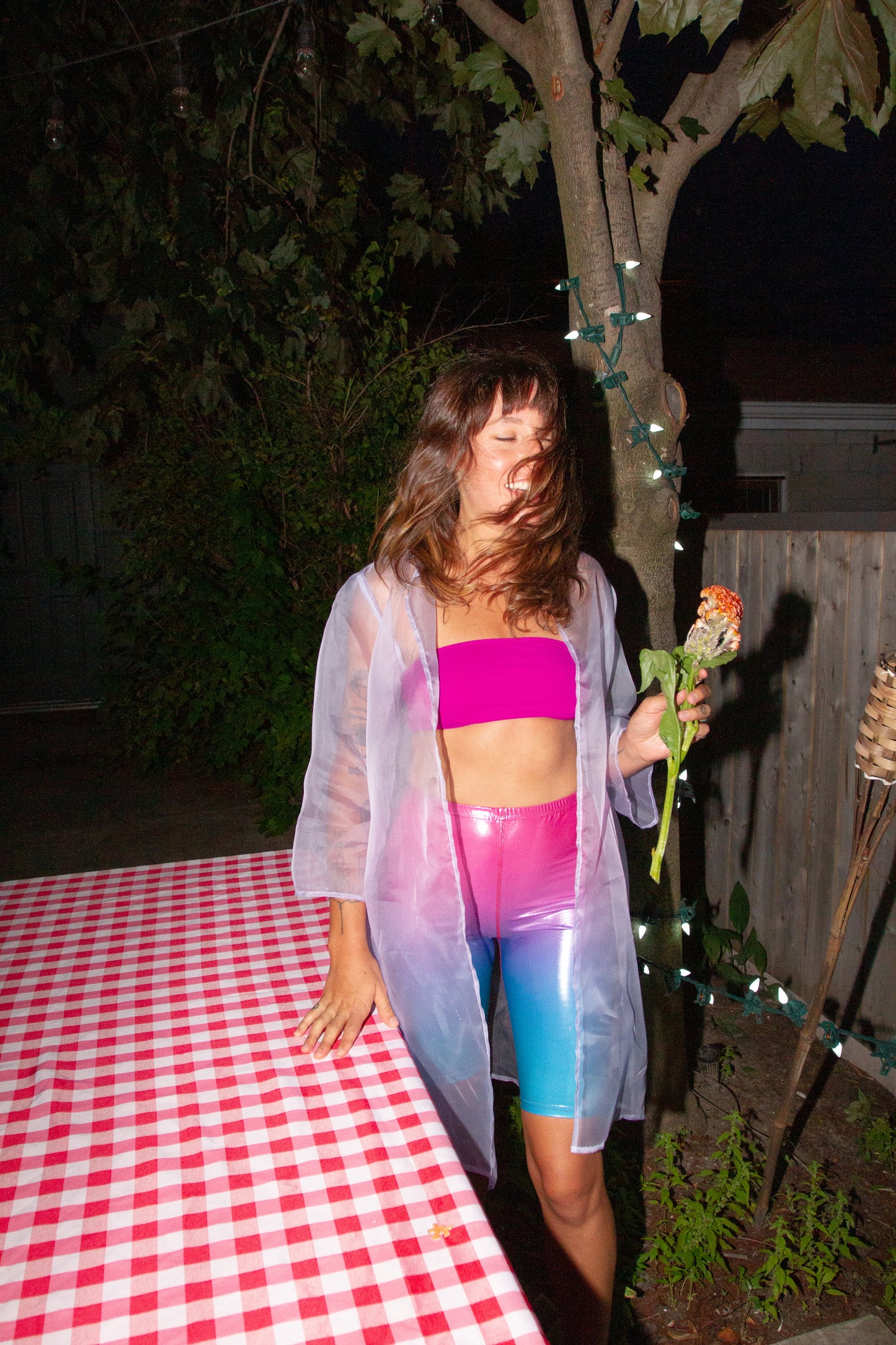 Aqua Shorts - Pink & Blue