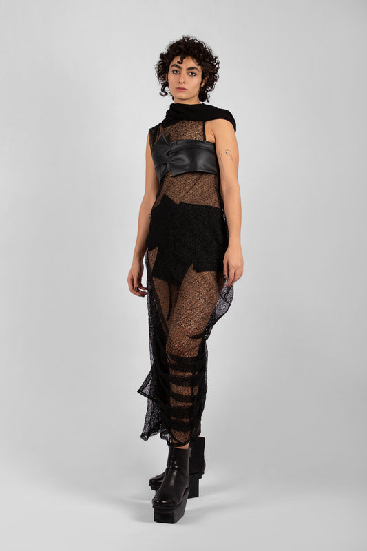 Cascade Dress - Black