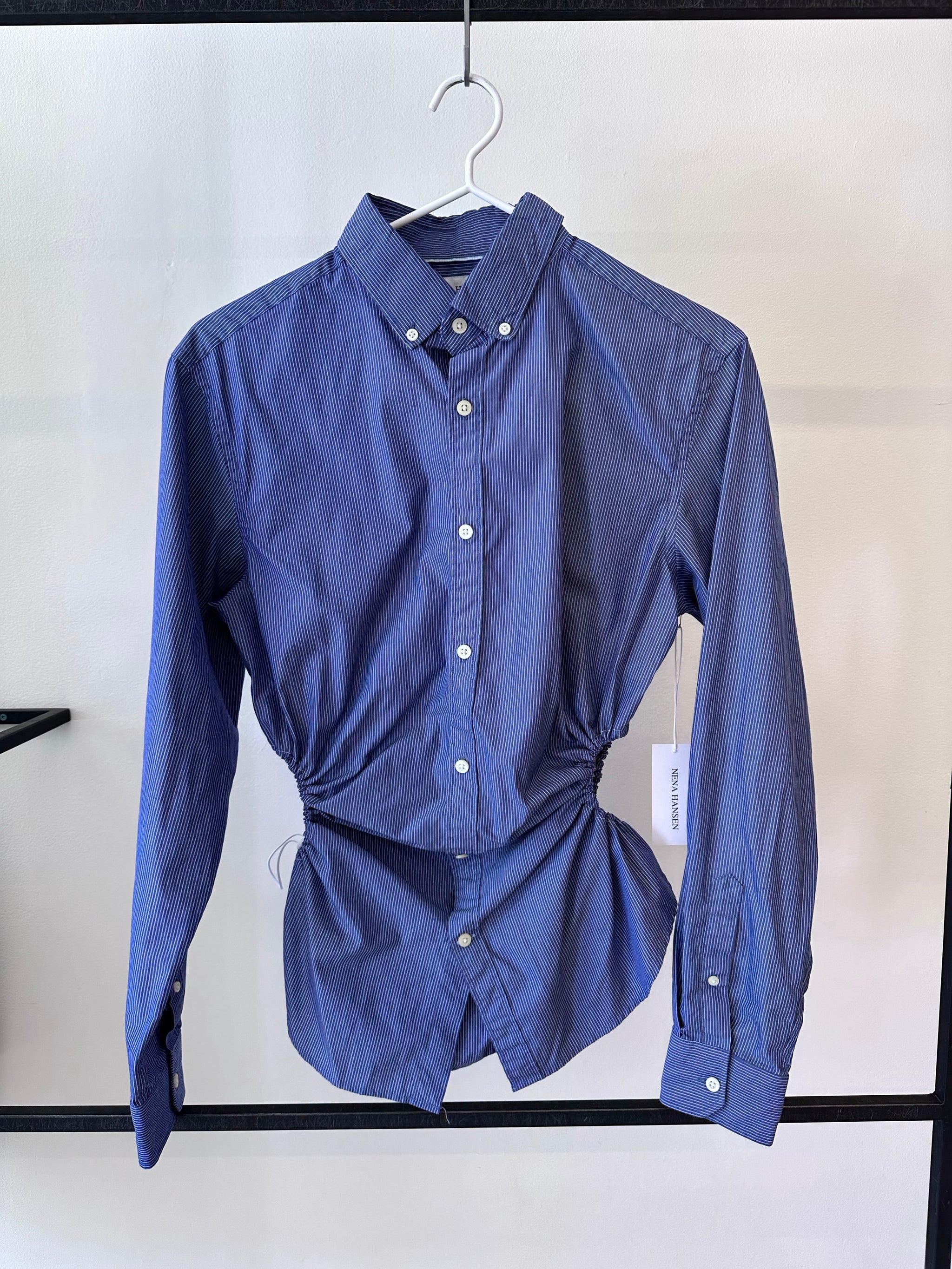 Bungee Shirt - Azure Pinstripe
