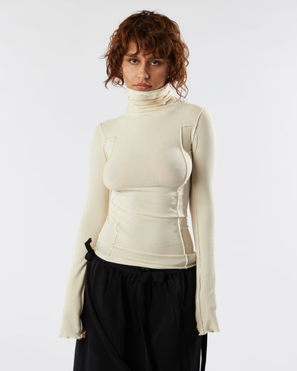 Omato Turtle Neck- Off White