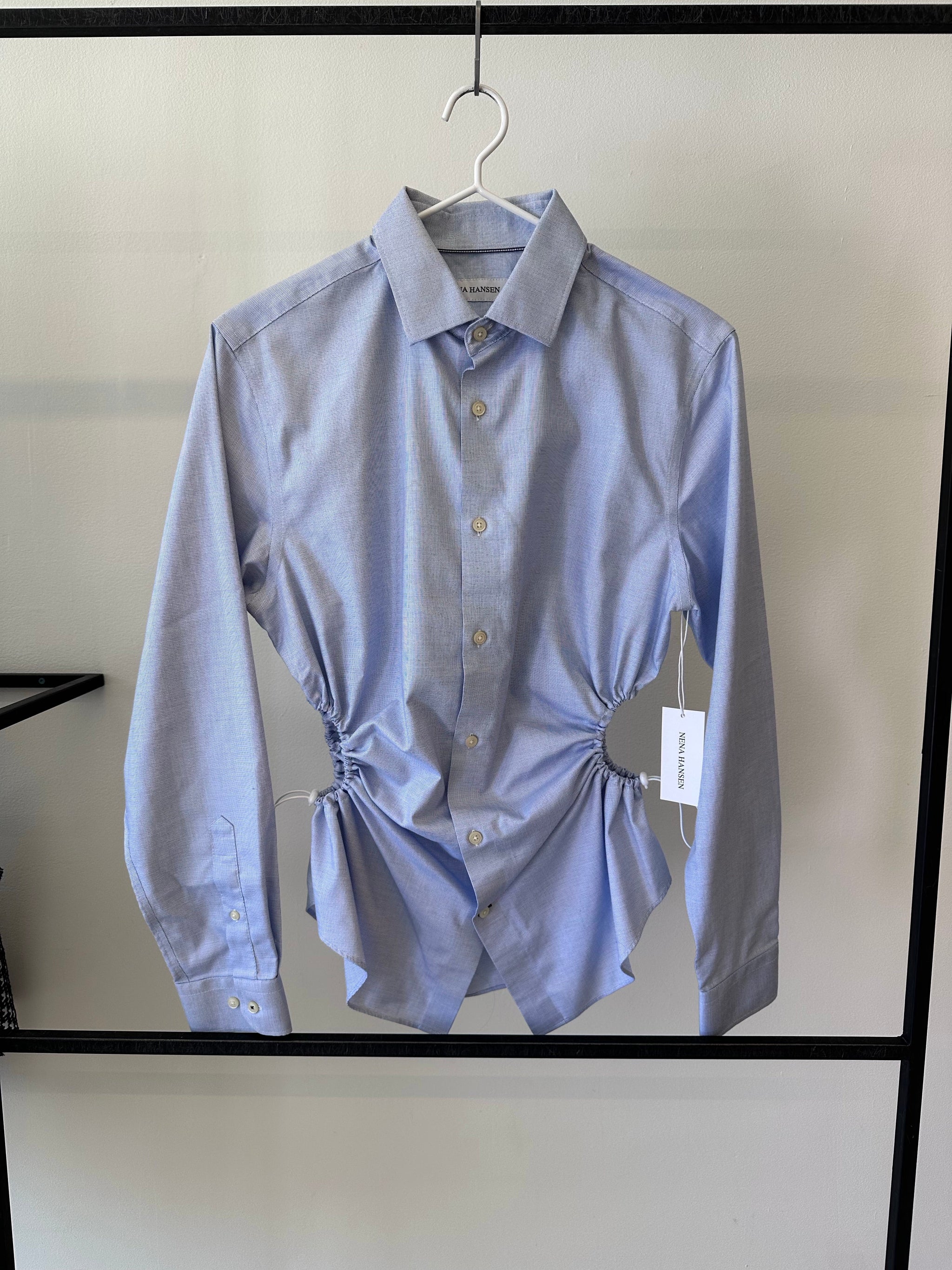 Bungee Shirt - Cross Weave Blue