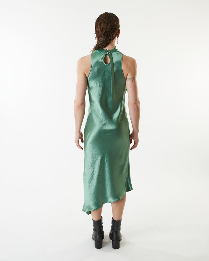Cowl Bias Dress - Jade