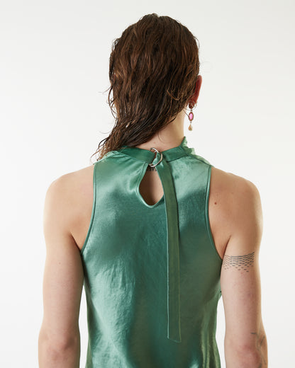 Cowl Bias Dress - Jade