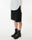 Wide Leg Jean Shorts - Black