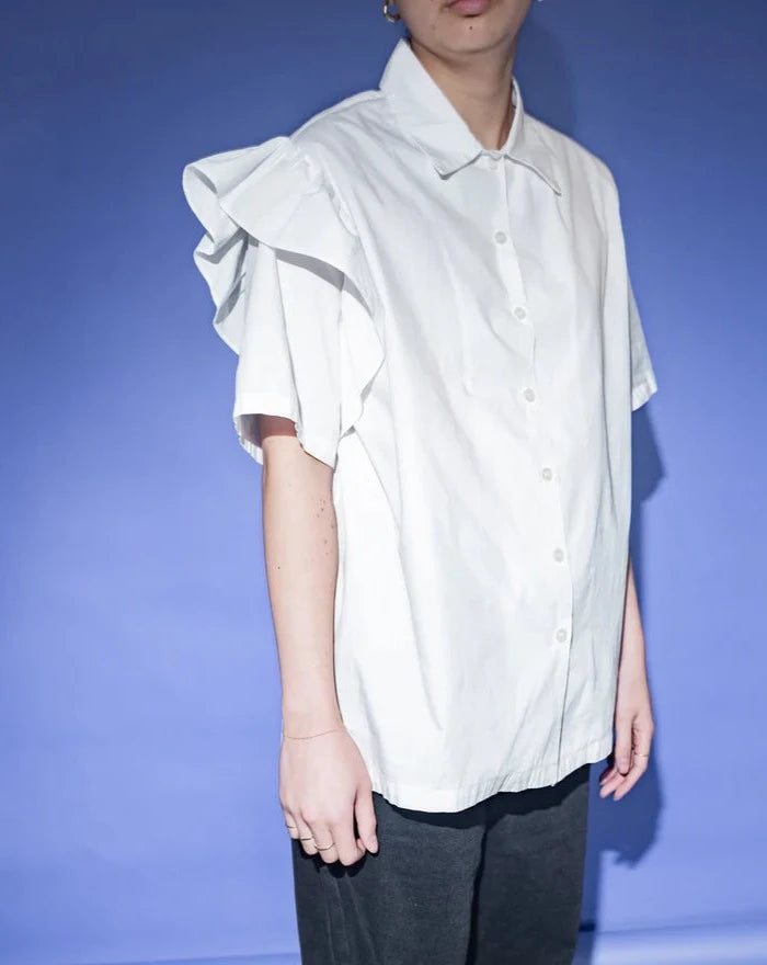Bowie Sleep Shirt - White