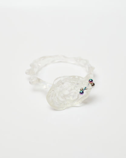 Melted Rose Bracelet- Clear