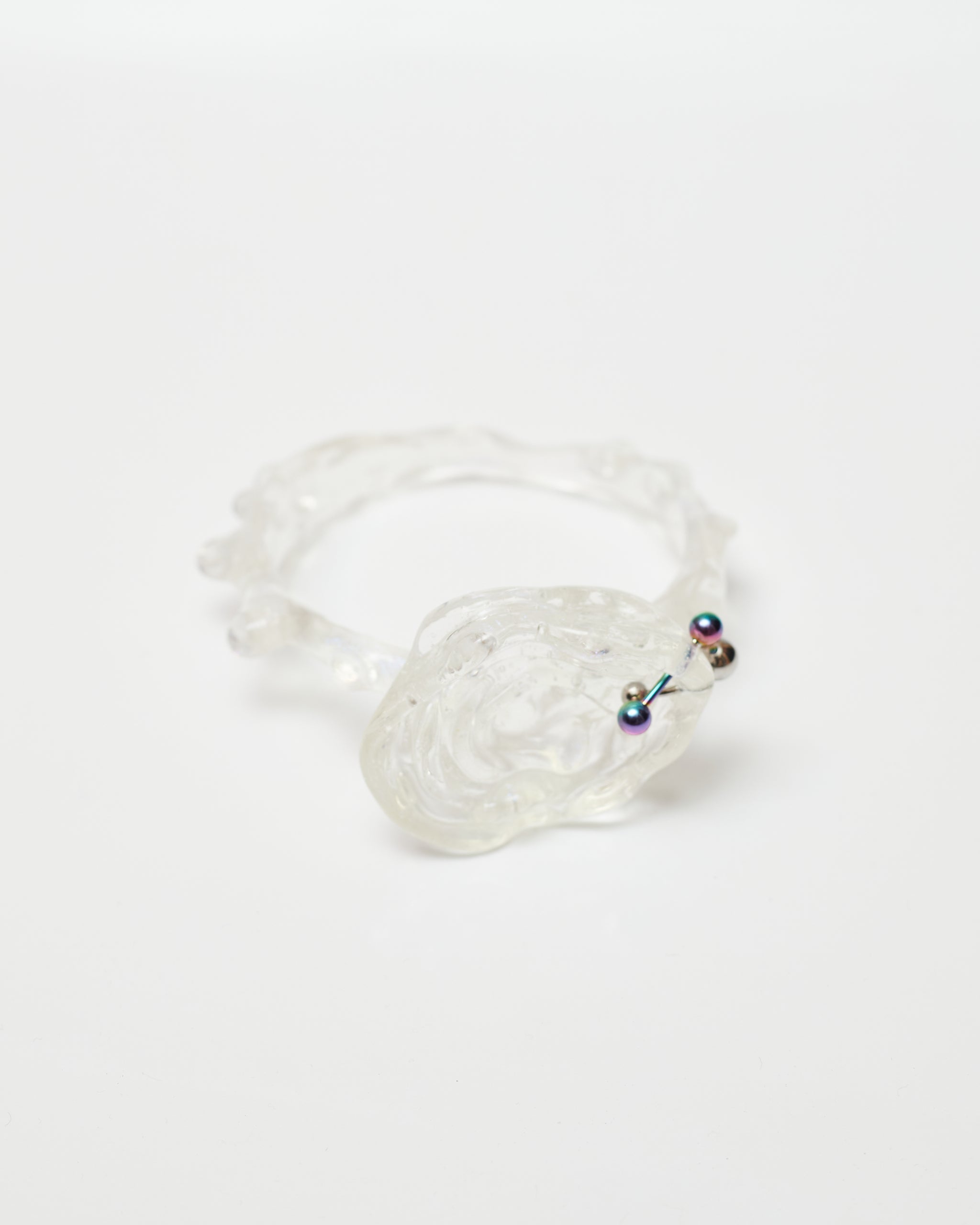 Melted Rose Bracelet- Clear