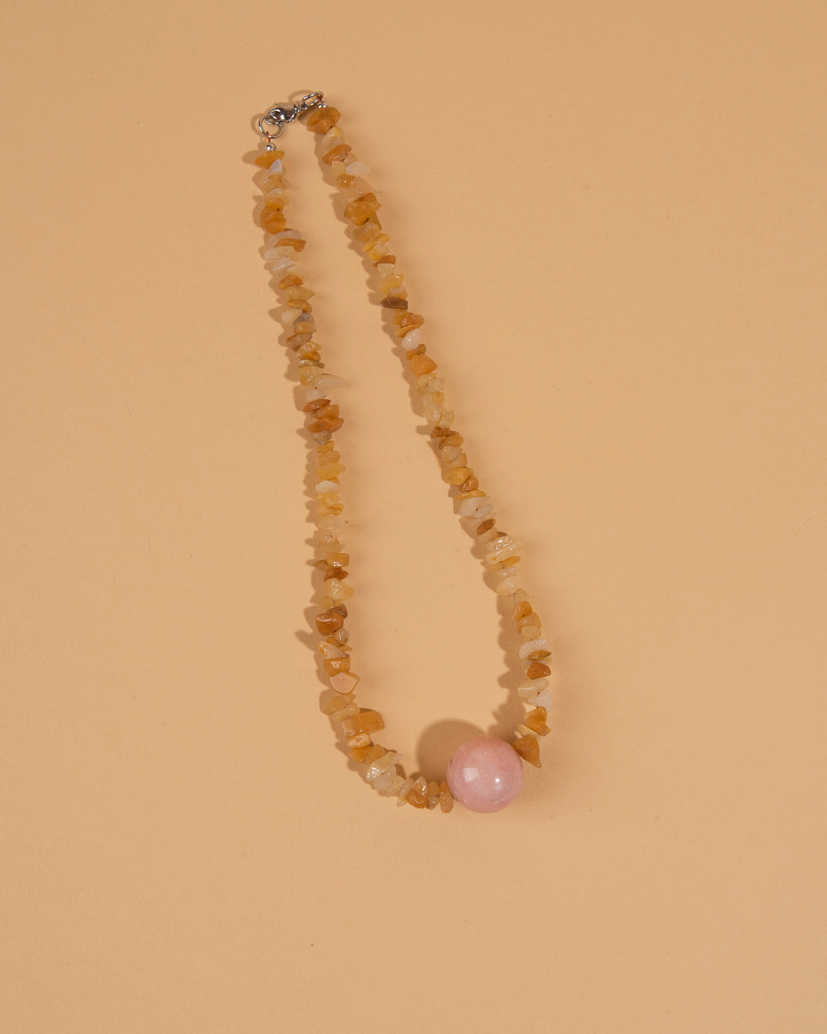 Stoner Necklace – Pink Apricot