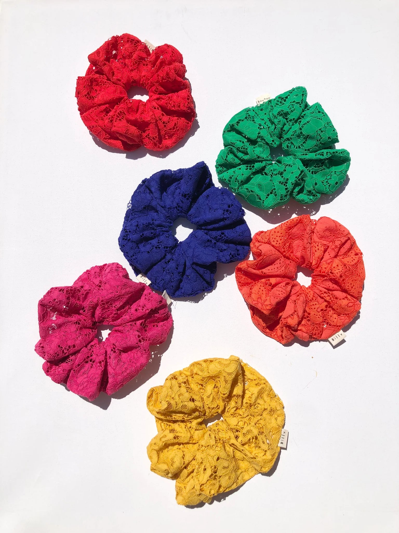 Lace Scrunchie - Crystal Bright