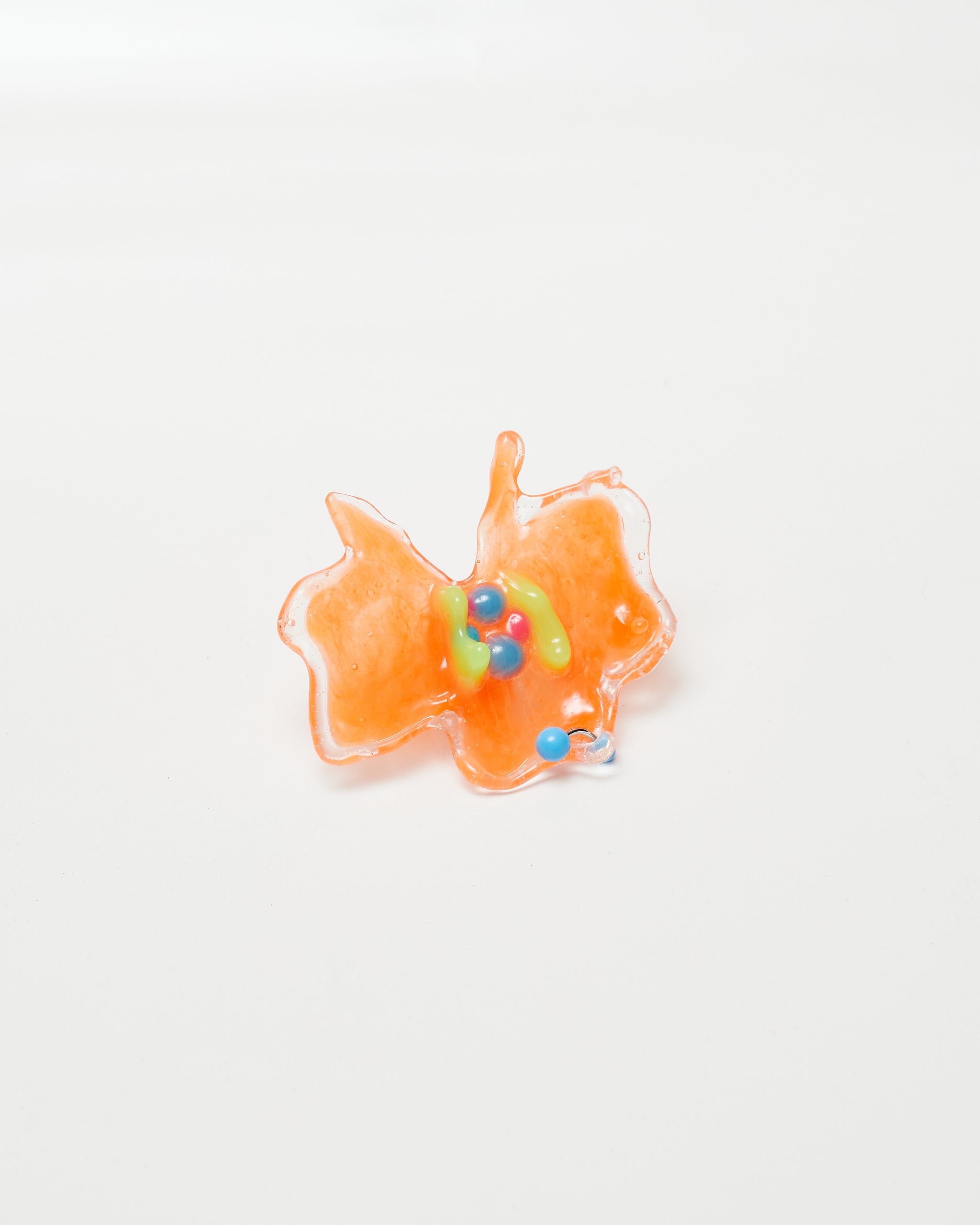 Melted Orchid Ring - Neon Orange