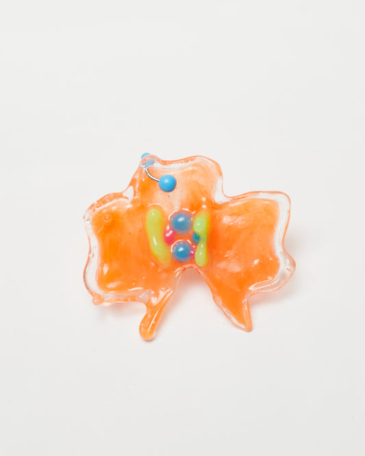 Melted Orchid Ring - Neon Orange