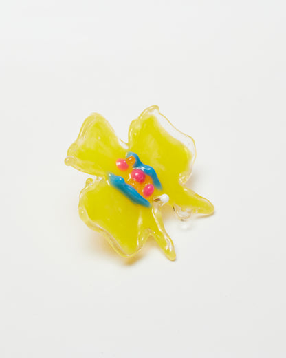 Melted Orchid Ring - Cadmium Yellow