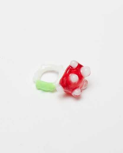 Mushroom Ring - Red