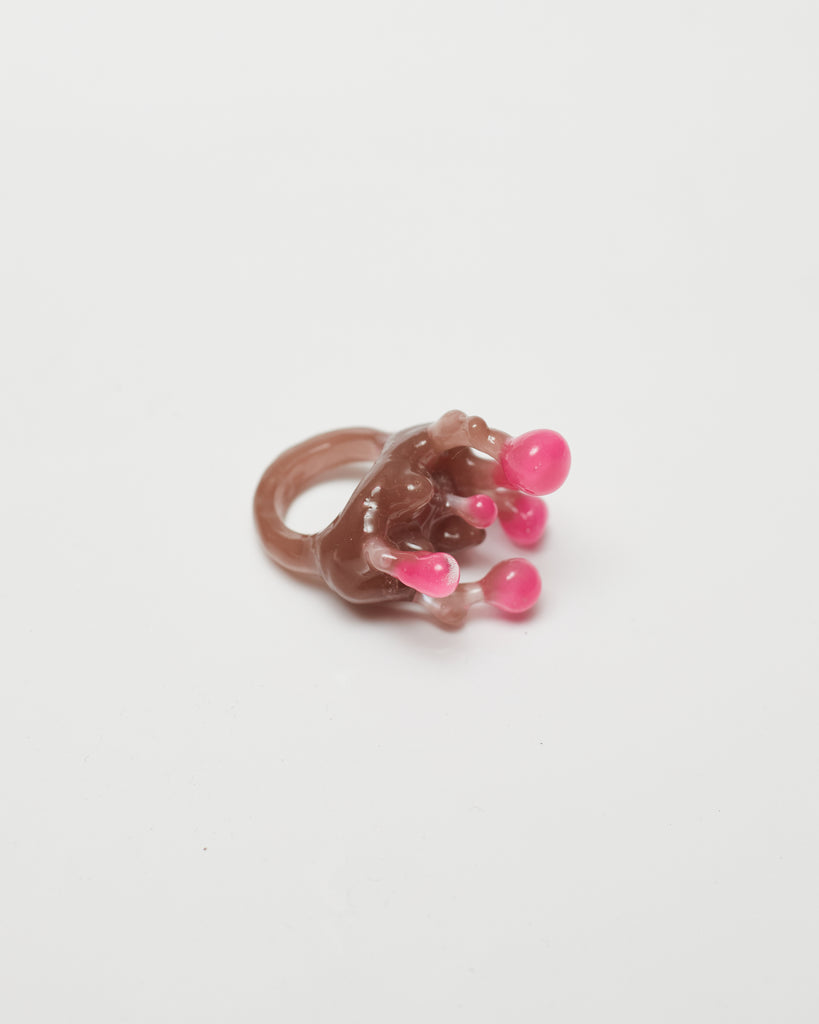 Seaweed Ring - Pink Mocha