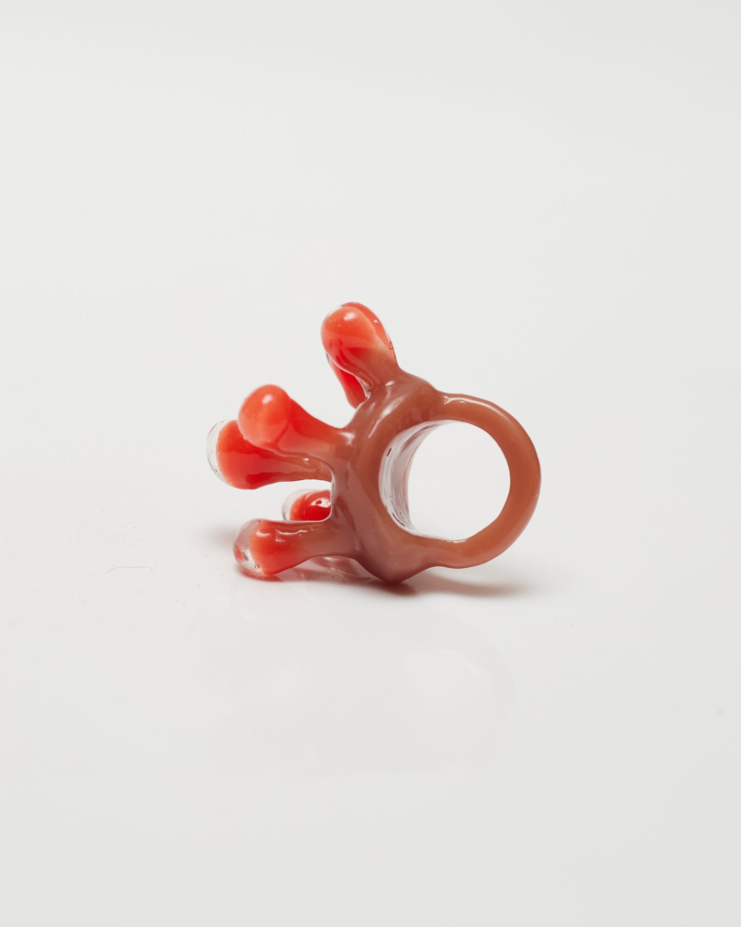 Seaweed Ring - Orange Toffee