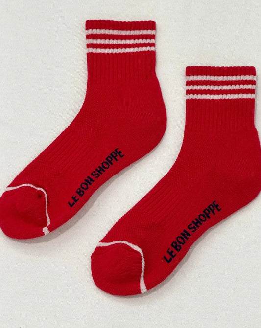 Girlfriend Socks -  Scarlet