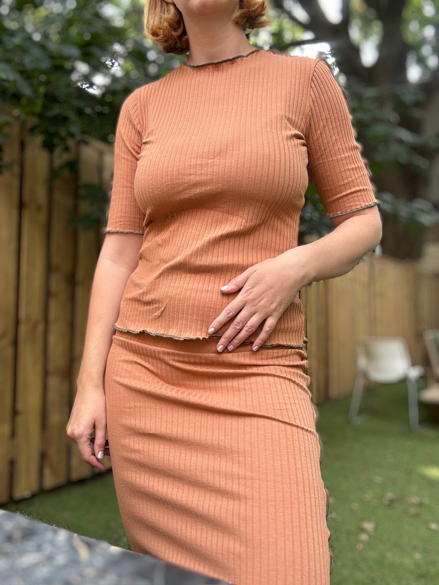 Karanfil Skirt – Terracotta