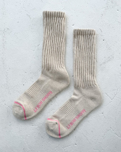 Ballet Socks - Oatmeal