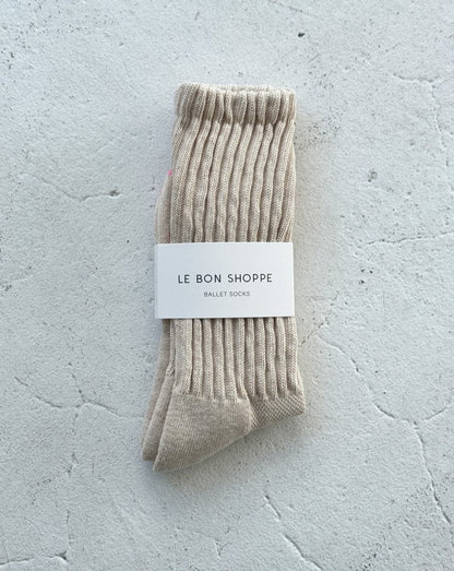 Ballet Socks - Oatmeal